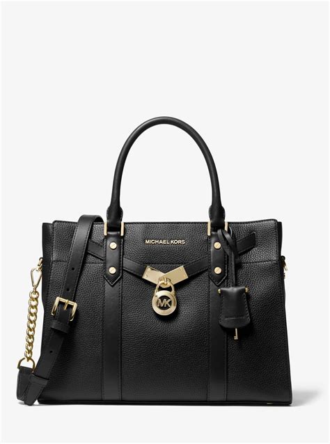 hamilton tote michael kors black|Michael Kors nouveau Hamilton bag.